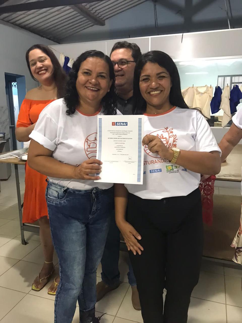 Costurando Sonhos — turma em aula